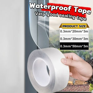 HB Window Waterproof Sealing Tape: Kitchen & Bathroom Mildew Antifouling Transparent Acrylic Tape