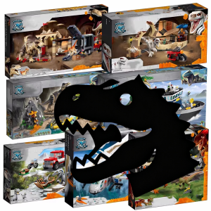 Compatible Brands Brick Sets Dinosaur World Series Tyrannosaurus Rex Building Block Assembly Toys Christmas Children 