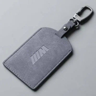 Suede Card Key Case for BMW New 5 Series X5 X7