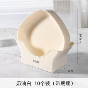 Food Grade Resin Bone Disc Home Use Cooking Dish Fruit Plate Restaurant Hotel Quality Durable Antibacterial Lightweight