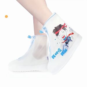 NUVOX Childrens Rain Shoe Cover for Boys and Girls Thick Non-Slip Waterproof Shoe Cover Wear-Resistant Shoe Cover for School Waterproof Non-Slip Rain Boots for Rainy Days Boots