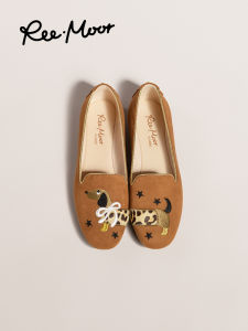 REEMOOR | New Style Embroidered Dobby Shoes Women