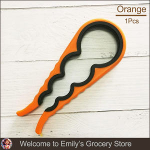 Jar Opener Easy Grip Bottle Opener Twist Off Lid Quick Opening Cooking Everyday Use for Weak Hands and Arthritic