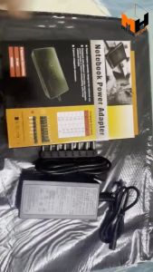 Cục sạc laptop đa năng 12V-24V 45A tặng kèm bộ chân cắm 8 kích thước