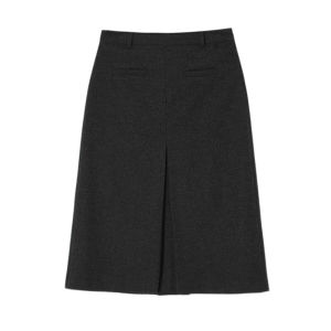 PIAOYA | High Waist Front Split A-line Slimming Women Skirt