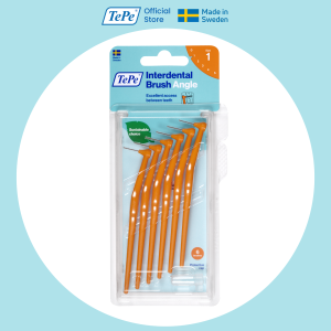 TePe Angle™ Interdental Brushes Angled Dental Brush for Teeth Cleaning (6pc/pk)