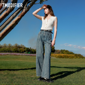 7.Modifier | Áo Vest Không Tay Cổ Polo Nút Vàng Đa Dụng Thời Trang