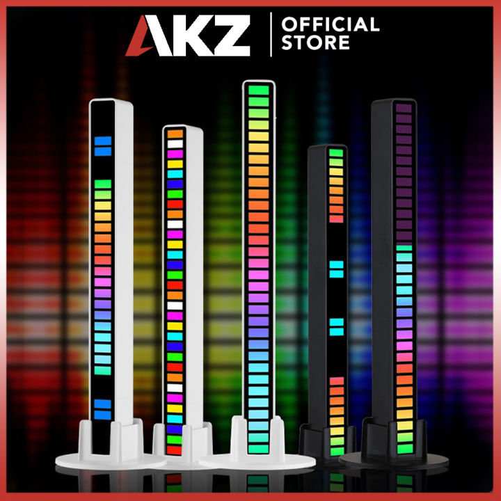AKZ RGB Voice-Activated Pickup Rhythm Light, Creative Colorful Sound ...