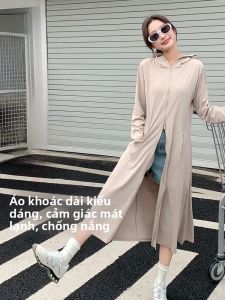 MiiOW | Áo chống nắng toàn thân bằng lụa băng Catman dành cho nữ mùa hè ngoài trời chống tia UV dài đến mắt cá chân kiểu áo dài tay