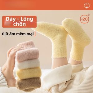 Vớ Dày Bông Mink Giữ Nhiệt