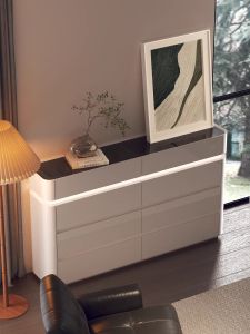 Minimalist Slim Luxury Storage Cabinet 8-Drawer