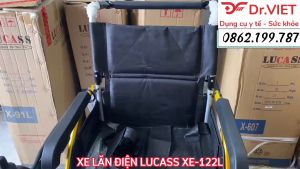 Xe lăn điện lucass XE-122L (chiếc) là dòng xe lăn điện được gia công và sản xuất bởi thương hiệu Lucass Mỹ phần khung của xe được làm từ hợp kim nhôm siêu bền siêu nhẹ giúp cho quá trình di chuyển của người già người bệnh.