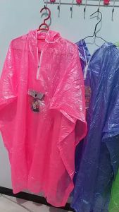 Jas Hujan Anak Remaja SD SMP Model Ponco Lebar Tebal