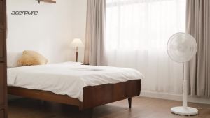 AcerPure Cozy F5 Silent Air Circulator Fan - Rose / White