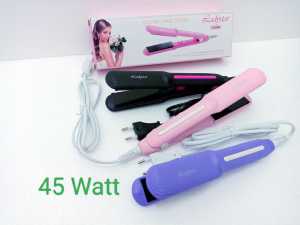 Catok Lurus dan Curly LS8006 45 Watt Cepat panas dan Konstan