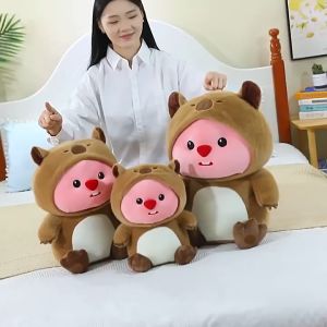 Gấu Bông Hải Ly Loopy cosplay Capybara thú nhồi bông Loopy cosplay Chuột lang nước Capybara Thú Bông Toy