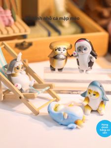 HULUXIONGDI | Trang Phục Cá Mập Đáng Yêu - Đồ Chơi Mèo Trong Hộp Nhỏ