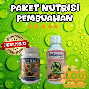 PAKET (NITRISI B (BUAH) + PAZLANSAE GOLD 500 ML) Paket Pembuahan sesuai kebutuhan tanaman agar tidak rontok dan ukuran buah besar.