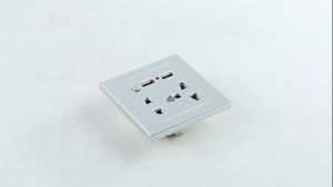 Stop Kontak Universal UK EU US 2 Port USB On Off Switch - LC-19 Taffware