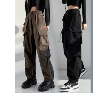 High Waist Straight Leg Jeans Womens Workwear Pants Spring Autumn New Style American Dancing Trousers Loose Wide Leg Denim