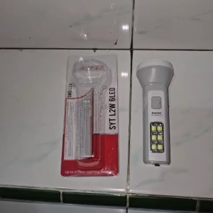 Senter tangan Cas Surya SYT L2W 6LED Senter Rechargeable LED Light/ Emergency Lamp