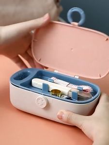 HELLO SHOP-Bộ Hộp Kim Chỉ đa năng cao cấp đầy đủ các dụng cụ kéo thước dây kim chỉ tiện dụng