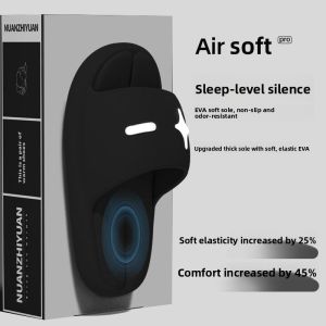 MONLEYTA | Mens Summer Thick Bottom Slip-On Shoes Indoor Home Bathroom Anti-Slip Couple Slippers Comfortable EVA Material Easy To Wear