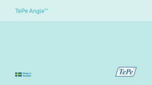 TePe Interdental Brush Angle Soft Long handle Angled brush for cleaning teeth (25pc/pk)