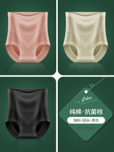 กางเกงชั้นในผู้หญิงเอวสูงไร้ตะเข็บแบบไม่มีรอย ทรงกระบอก เอวสูง ผลิตจากผ้าโมดอล ไนลอน 95% กางเกงชั้นในป้องกันแบคทีเรีย