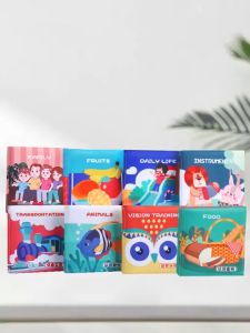 Baby Soft Cloth Books for Newborns 0-12 Months Toys Montessori Educational Soft Book For Children