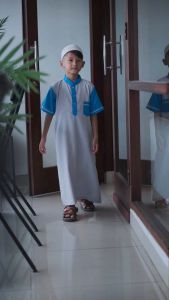 Jubah Gamis Anak Laki Laki Model Alif Baju Setelan Koko Anak Bonus Peci