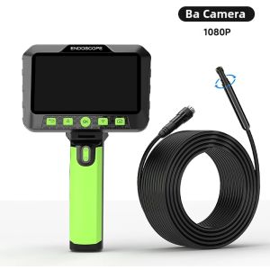 360 ° Camera Nội Soi Xoay Tự Động Màn Hình IPS 5 Borescope Kiểm Tra Chống Nước Kép/ba Lớp Với Hộp Đựng Dụng Cụ Và Hỗ Trợ Thẻ TF Cho Ô Tô