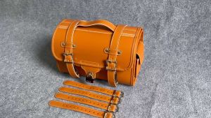 Túi Da Treo Sau Xe Máy Cao Cấp Có Khoá 30cm