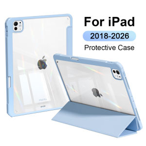 PU Smart Case for IPad A16 11th 10th 12th Generation M4 Air 11 13 M5 Pro 12.9 8th 9th 10.2 Mini 7 6 5 4 8.3 7.9 Protective Cover