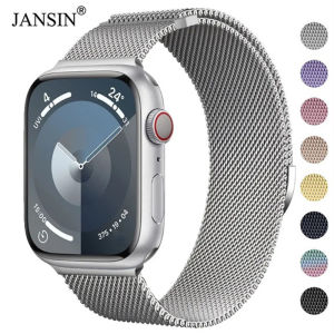 Milanese Strap For Apple Watch Band 46mm 44mm 40mm 45mm 49mm 41 42mm Breathable Metal Bracelet iWatch Series 10 9 8 7 6 Ultra 2