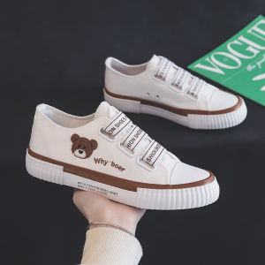 JIFANPAUL | Summer Thick Sole Canvas Shoes Womens New Style Casual Sport Shoes White Sneakers High Top