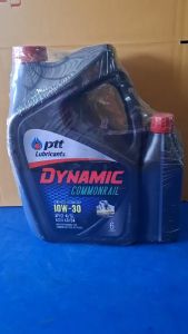 ปตท คอมมอนเรล 10W-30 ชุด น้ำมันเครื่องดีเซล กึ่งสังเคราะห์ 7 ลิตรฟรีกรองน้ำมันเครื่องเกรดทดแทนเลือกรุ่นรถได้ วีโก้  รีโว่ ตู้ D4D  ดีแม็ก  ไทรทัน สตาด้า 2.5  นิสสัน นาวาร่า  เชฟ ptt