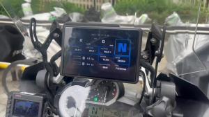 Màn Hình Kỹ Thuật Số Không Dây Carplay Android Auto 6.2 Inch Cho Xe Máy BMW R1200GS R1250GS ADV Chống Nước IP67 Màn Hình Cảm Ứng Tích Hợp Dẫn Đường