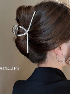 Fancy Metal Shark Clip Large Grip Womens New Arrival Large Hair Volume on the Back of the Head Barrettes