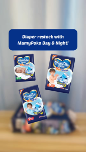 MAMYPOKO Day & Night Baby Disposable Pants Diaper - XXXL 20pcs
