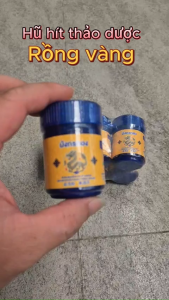 Hủ Hít Thông Mũi Thảo Dược Rồng Vàng Golden Dragon Brand Herbal Inhaler 4gr Thái Lan