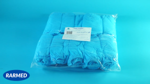 Bao giày y tế LUGMED bao giày vô trùng bệnh viện phòng khám - Màu xanh túi 100 cái