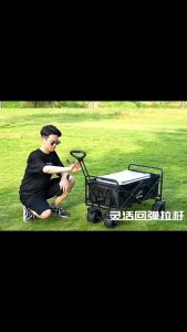 W.N.M. รถเข็นแคมป์ปิ้ง รองรับน้ำหนักได้200kg รถเข็นซื้อของ รถเข็น รถเข็นพับได้