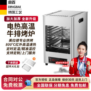 Dingbai High Temperature Steak Stove Commercial 800 Degrees Steak Liquefied Gas Automatic Fried Steak Machine Steak Oven Electric Oven
