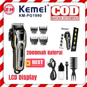 Alat Cukur Rambut Kemei Hair Clipper Professional Elektrik Pemotong Pemangkas Mesin Cukuran KM PG 1990 / KMPG-1990