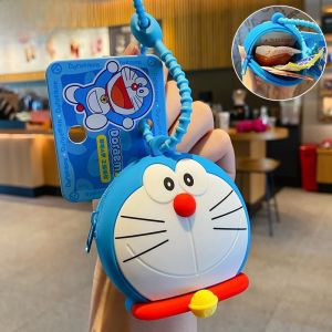 Cute Brown Bear And Bunny Car Keychain Earphone Storage Coin Key Holder Automobile Interior Decoration Accessories