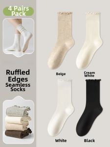 Thin Cotton Postpartum Long Socks Mid-Calf
