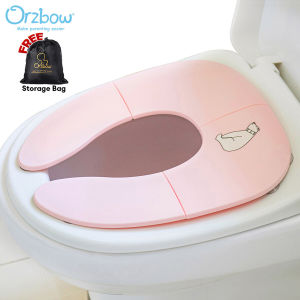 Orzbow Portable Potty For Kids Travel Childrens Pot Baby Potty Training Seat Boys Girls Toilet Training Seat Pot Cushion Urinal - Pink