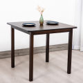 Simple Modern Small Square Table Solid Wood Living Room Square Dining Table Eating Table Home Small Apartment Writing New Chinese Style. 