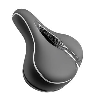 PLSELIS | Plselis Padded Sponge Bicycle Saddle 720g Hollow Breathable Comfortable Damping Cushion Riding Equipment Soft Weight